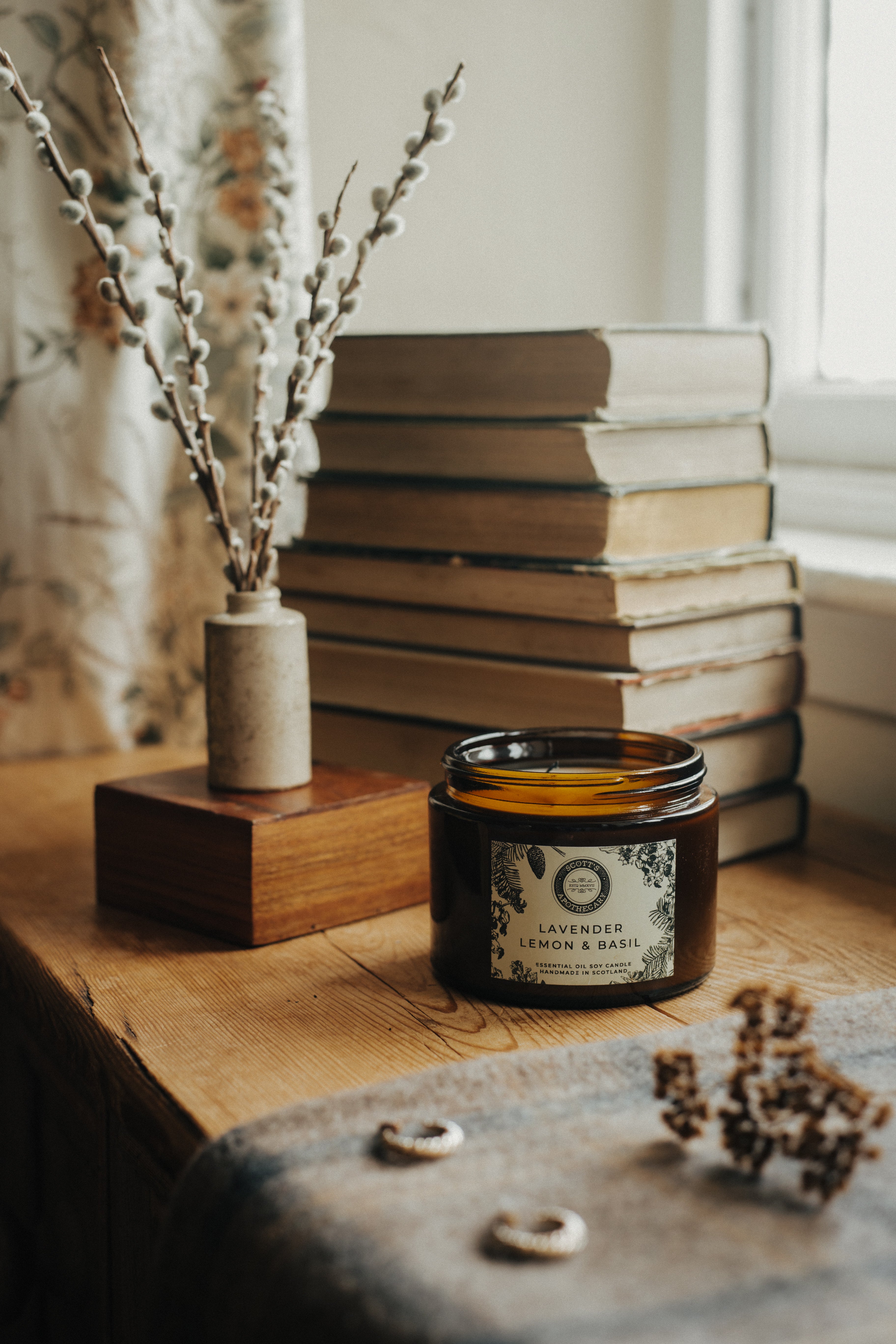 Lavender, Basil & Lemon Candle